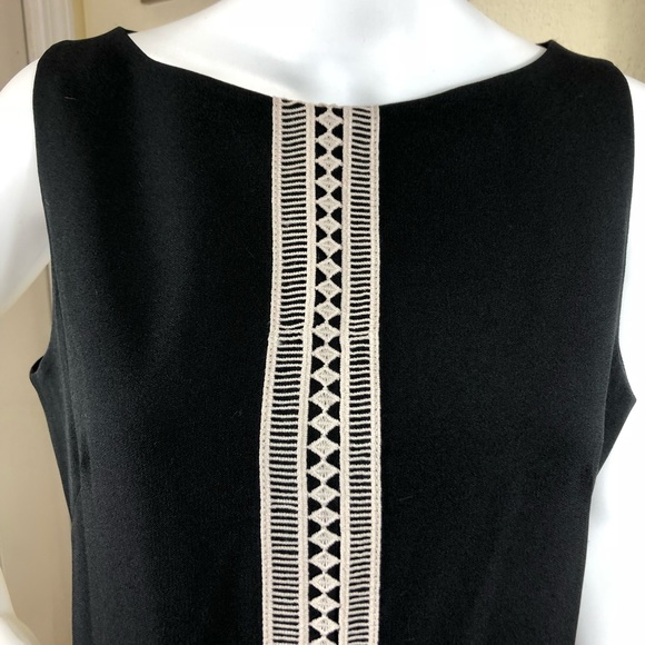 Maggy London Dress Size 8 Sheath Black  Sleeveless - Picture 2 of 6